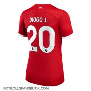 Liverpool Diogo Jota #20 Replika Hemmatröja Damer 2023-24 Kortärmad